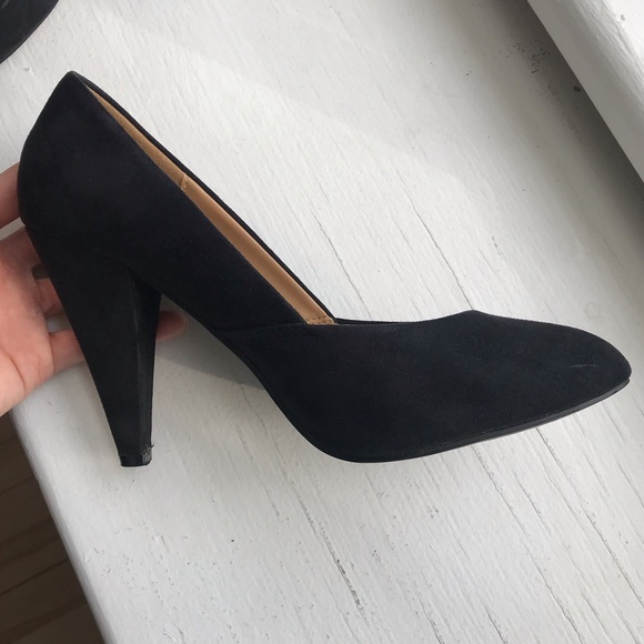 FOREVER 21 | Faux suede black heels - Picture 10 of 13